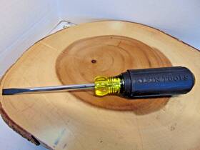 602-4b Klein Tools Tool 1/4ftft Slotted Wire Bending Screwdriver 6054