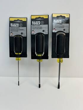 613-3 Klein Tools Screwdrivers Lot-terminal Block-cabinet Tip-phillips-new