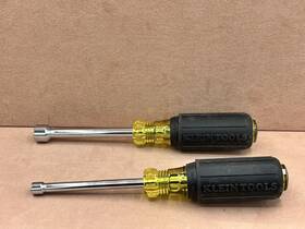 646-3 Klein Tools 646-3/8 Lot Of 2 11/32 Inch And 3/16 Cushion-grip Nut Driver - 3 Shank Usa