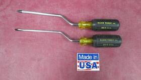 670-6 Klein Tools 682-6 Phillips And Slotted Speedy Screwdrivers Lot Of 2 Usa Made