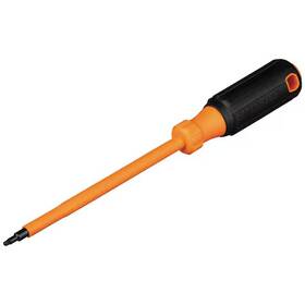 6886ins Klein Tools Insulsquarescrewdriver Sq #1 Blc Round