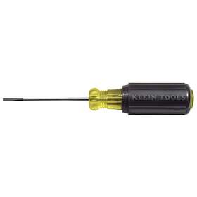 Klein Tools 744110073645 1/8 In Terminal Block Screwdriver With 4 Shank Cushion Grip Handle