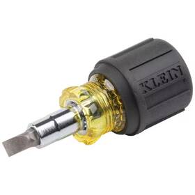 Klein Tools 744759329202 Stubby Multi-bit Screwdriver/nut Driver- Cushion Grip Handle Klein Tools 744759329202 Stubby Multi-bit Screwdriver/nut Driver- Cushion Grip Handle