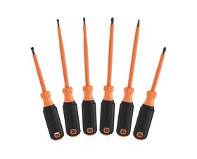 Klein Tools 85076insr Screwdriver Set 1000v Insulated 6-piece New In Box