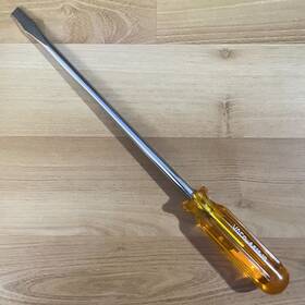 A616-10 Klein Tools Vtg Vaco 3/8 Inch Flat Slotted Keystone Screwdriver A61610 10 Round Shank Orange A616-10 Klein Tools Vtg Vaco 3/8 Inch Flat Slotted Keystone Screwdriver A61610 10 Round Shank Orange