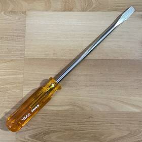 A616-8 Klein Tools Vintage Vaco 5/16 Inch Flat Slotted Keystone Screwdriver A6168 8 Round Shaft Orange A616-8 Klein Tools Vintage Vaco 5/16 Inch Flat Slotted Keystone Screwdriver A6168 8 Round Shaft Orange
