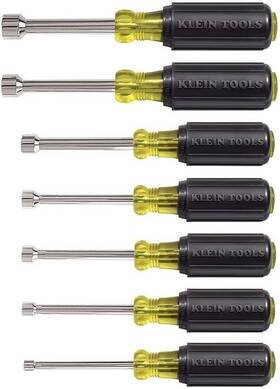 B0000byeps Klein Tools 631 Tool Set Made In Usa Nut Driver With Hex Sizes 3/16 1/4