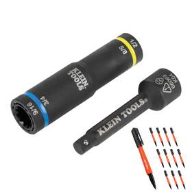Gm-90064 Klein Tools 4-in-1 Flip Quad Socket With Free Marker Gift