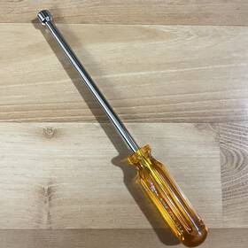 S-126 Klein Tools Vintage Vaco 5/16 Inch Nut Driver 6 Hollow Shaft S106 Orange Handle 9 5/8 Oal Usa S-126 Klein Tools Vintage Vaco 5/16 Inch Nut Driver 6 Hollow Shaft S106 Orange Handle 9 5/8 Oal Usa