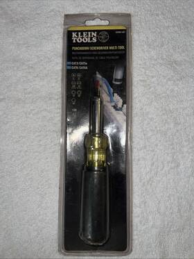 Vdv001-081 Klein Tools Vdv001081 Punchdown Screwdriver Multi-tool New Sealed Vdv001-081 Klein Tools Vdv001081 Punchdown Screwdriver Multi-tool New Sealed