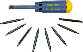 Da86370 Klenk Select-a-bit Tamperproof Screwdriver 16 Bits