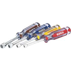 Nh253987 Klutch Nut Driver Set - 4-pc Sae