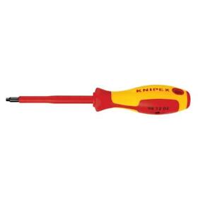 Knipex Tools 98 12 02 R2 Square Drive Screwdriver 4-inch 1000v Insulated