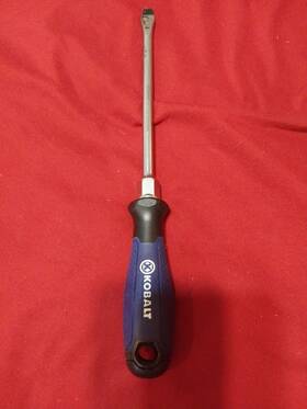 0525800 Kobalt 3/8 X 12.5 Inch Screwdriver Magnetic Flat Head Tip Lifetime Guarantee
