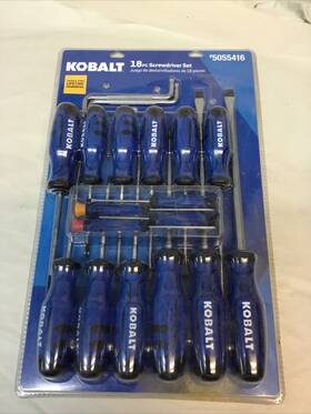 5055416 Kobalt 194767685133 18-piece Magnetic Screwdriver Set 5055416. New