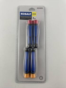 2534050 Kobalt Precision Screwdriver Set 4 Piece Model #67551