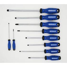 Kobalt 445021996995 6-inch Magnetic Screwdriver Set 10-piece