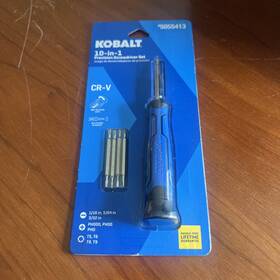 5055413 Kobalt Professional Grade Precision Screwdriver 10 In 1 Set