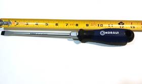 525800 Kobalt Slotted Screwdriver 3/8 Inch X 8