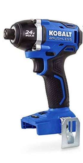 324b-03 Kobalt 653341240866 24 Volt Impact Driver Brushless 1/4 Inch