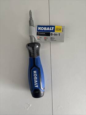 67340 Kobalt 6 In 1 Screwdriver 1/4 5/16 Nut Driver