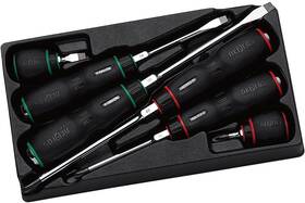Ntd106 Ktc / Nepros Ntd306 - Plastic-grip Screwdriver 6pc Mix Set Us Shipper