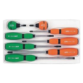 Td2798 Ktc Soft Grip Screwdriver Set 8pcs