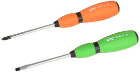 Td702 Ktc Soft Grip Screwdriver Gift Set 2pcs