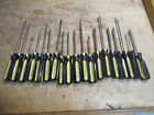 L652 Stanley Lot Of Screwdrivers Usa Tools