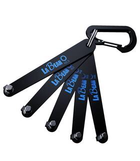 Labear 710949320546 Metric Hex Ultra Low Profile Offset Screwdriver Set 5 Piece 90 Degree Stra