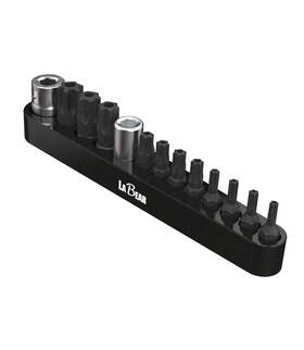Labear 710949320881 13pcs Tamper Proof Torx Bit Set With Holder Premium S2 Alloy Steel 13