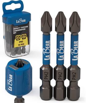 Lb-01132 Labear - Ph2 Phillips Impact Screwdriver Bit Set X 2-inch Long