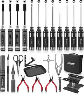 Laegendary578 Laegendary 850021695262 25pc Rc Car Magnetic Repair Tool Kit With Stand