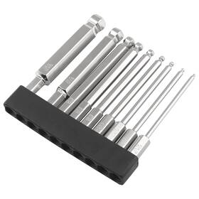 210716 Ldexin 9pcs Ball End Hex Head Screwdriver Bits Set 1.5mm 2mm 2.5mm 3mm 4mm 5mm 75mm