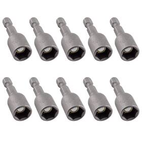 B09lhfv19w Ldexin 10 Pc Quick-change Power Nut Driver Set 3/8 Inch 10mm Hex Shank Magnetic