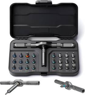Sd03 Lecoirrax 24 In 1 Magnetic Screwdriver Set Diy Ratchet Mini Removable Se