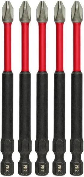 48-32-4564 Lekstar 726084862395 3-1/2 In Phillips #2 Impact Duty Power Bit Fits Milwaukee Tool Shockw