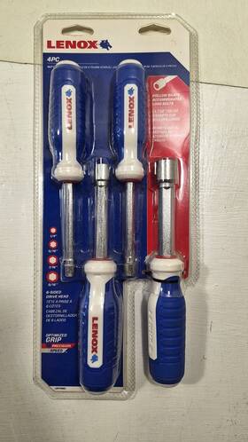 Lxht60903 Lenox 4 Piece Nut Driver Set