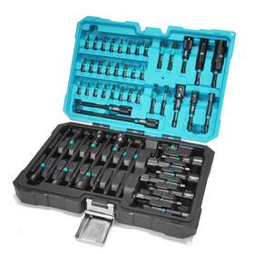 Libraton 630808005527 52pcs Magnetic Nut Driver Set Sae 1/4 Inch Impact Drill Bit F
