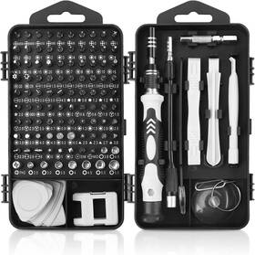 Lifegoo 728370450316 Precision Screwdriver Set 117 In 1 Magnetic Repair Tool Black