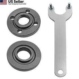 Litoexpe Gao1129017 Grinder Angle Wrench With 2-pack 5/8-11 1 2 Lock Nut Silver Black