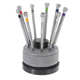 Llf 971623800107 New 9 Pcs Precision Watch Flat Blade Slotted Screwdriver Set Watchmakers