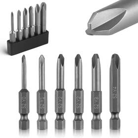 Usvi-11 Lmxmgrg Triwing Screwdriver Bits Set 6pcs Y0 Y1 Y2 Y3 Y4 Y Tip Silver