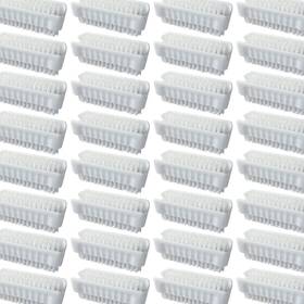 3620 Lola Products Hand And Nail Brush 2 Sided No-slip Grip - White 144 Pack