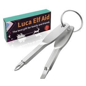 He-20224 Luca Elf Aid Christmas Gifts For Men Pocket Keychain Screwdriver Stocking Stuffers Menphi