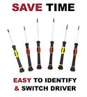 M-044 Screwdriver Set Of Magnetic Flathead And Philips With New
