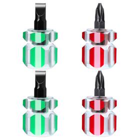 634864 Mabor 1 7bwprcuv 4pcs Stubby Screwdriver Mini Short Sewing Machine Red And Green