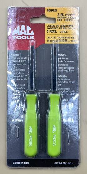 Mvp029870 Mac Tools 613364217283 Sdp2 2pc Precision Combination 2 Piece Screwdriver Set