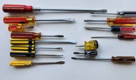653876987 Mac Tools Craftsman Stanley Lot Of 15 Assorted Screwdrivers Standard Alltrade