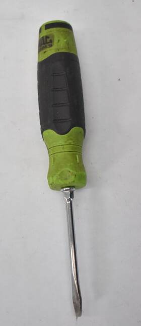 Phrb3cg Mac Tools Screwdriver Flat Tip Genuine Oem Unit Used Green/black Grip